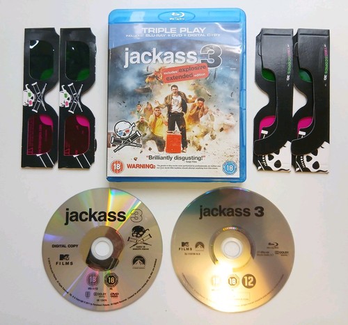 Jackass blu ray - 3, blu-ray